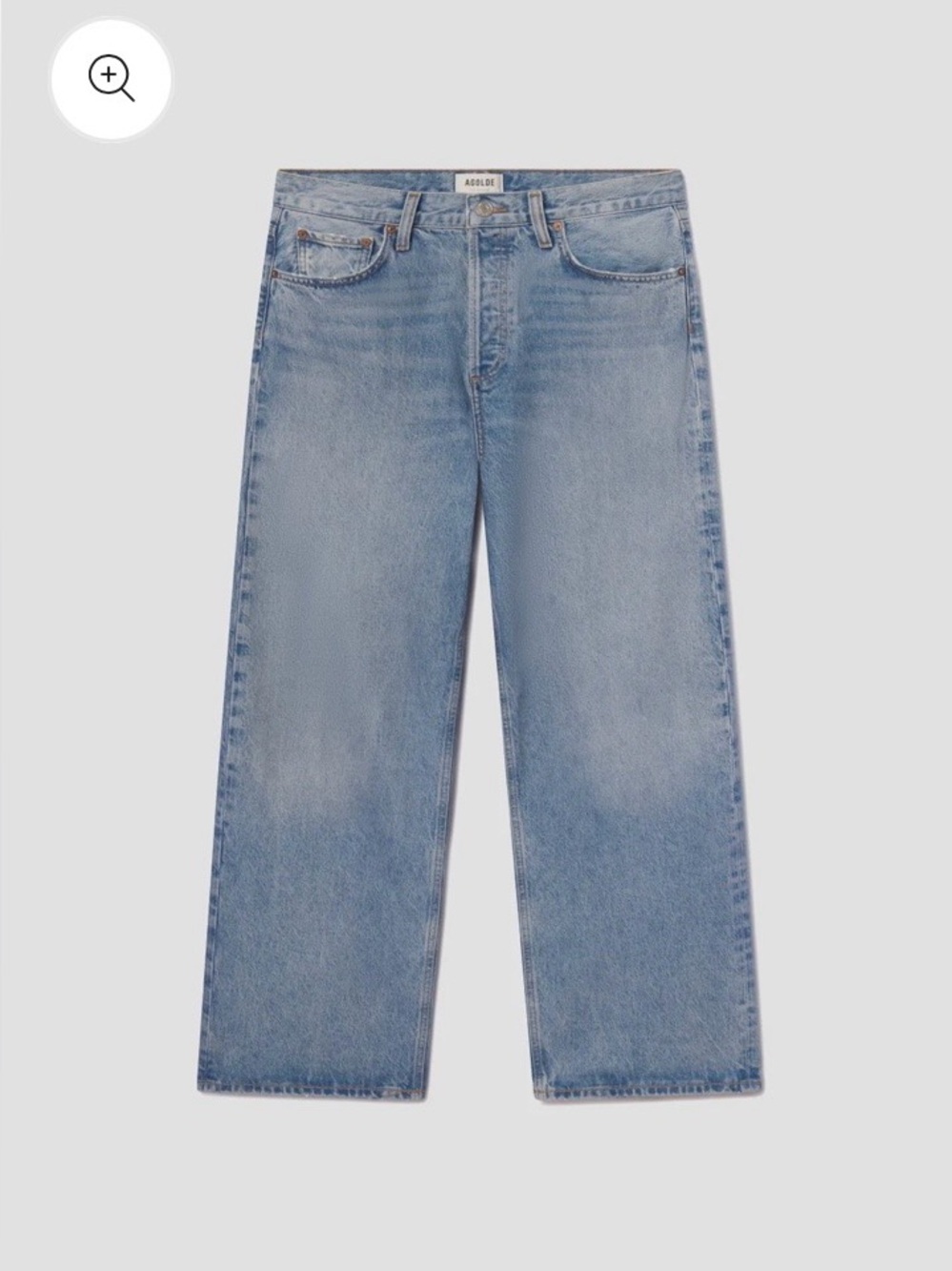 Agolde Low Slung Baggy 30.5" in Libertine Size 27 - Picture 9 of 9